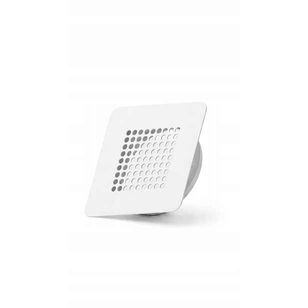 Ventilační Mřížka Kovová Fi 150 180x180 Bílá