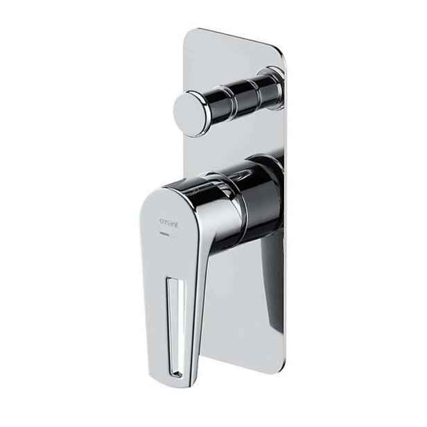 Cersanit Mille - Baterie pod omítku, pro 2 spotřebiče, s tělesem, chrom S951-342