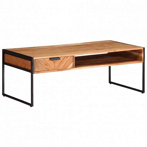 vidaXL Konferenční stolek 110 x 55 x 40 cm masivní akáciové dřevo