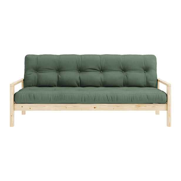 Zelená rozkládací pohovka 205 cm Knob – Karup Design