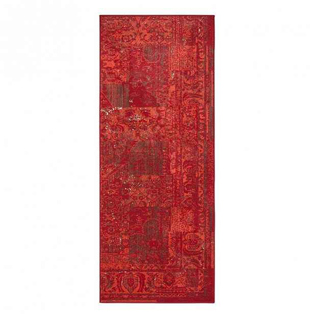 Červený běhoun Hanse Home Celebration Garitto, 80 x 250 cm