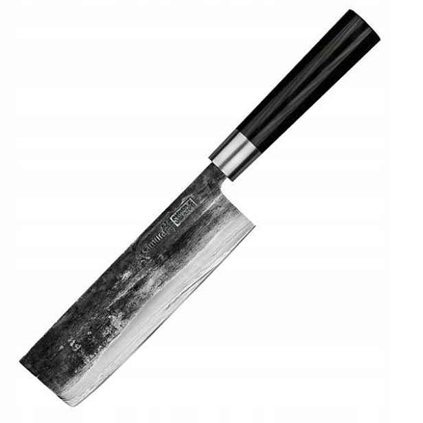 Nůž Nakiri Samura 5 17 cm jádro VG-10 5-vrstvový damast micarta