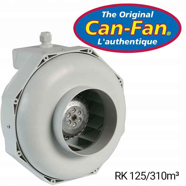 Radiální kanálový ventilátor Can-Fan Rk 125/310 125 mm 310 m³/h