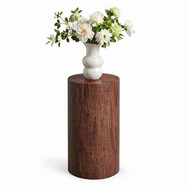 STILVORA KONFERENČNÍ STŮL v barvě ořechu minimalistický design do obýváku 30x30x55 cm