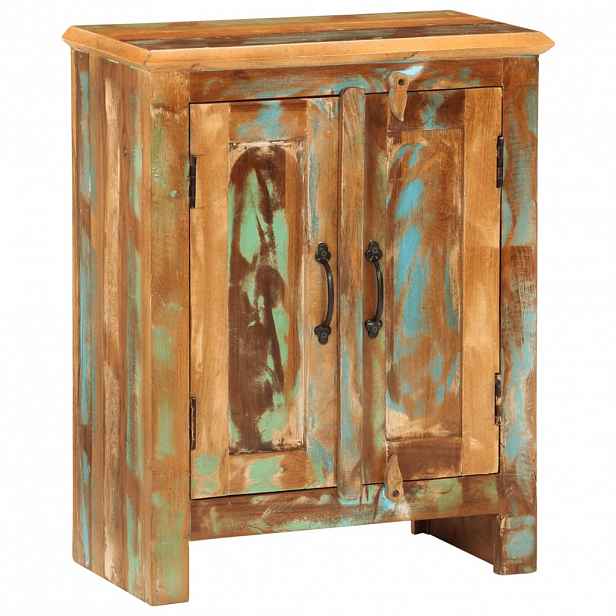 vidaXL Příborník se 2 dvířky 55 x 30 x 70 cm masivní recyklované dřevo