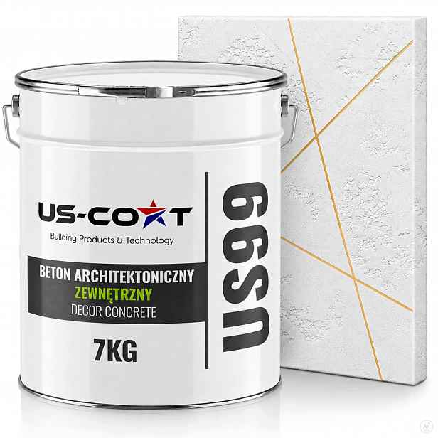 Fasádní Omítka S Betonu 7 Kg Bílá F101 Hotová Hmota Na Zeď