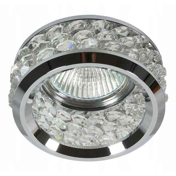 Kulaté Stropní Svítidlo chrom/sklo SK-80 Ch/tr 2227375 Candellux
