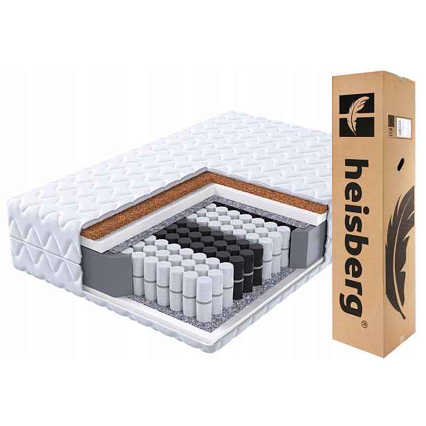 Matrace 80x200 taštičková7 zón House kokos H3/H4 Heisberg