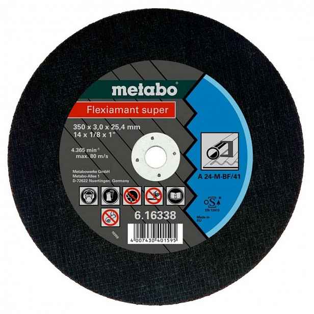 Metabo - Řezný kotouč na ocel, 350x25,4 mm 616338000
