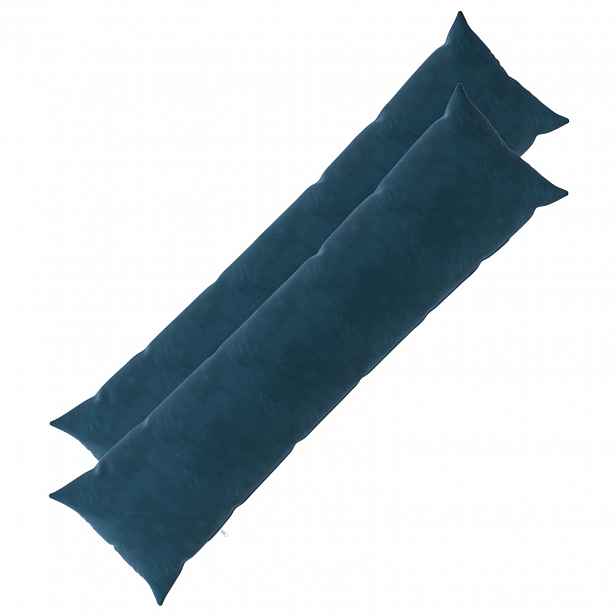 vidaXL Povlak na polštář 2 pcs HEERLEN Modrá 40 x 145 cm Samet
