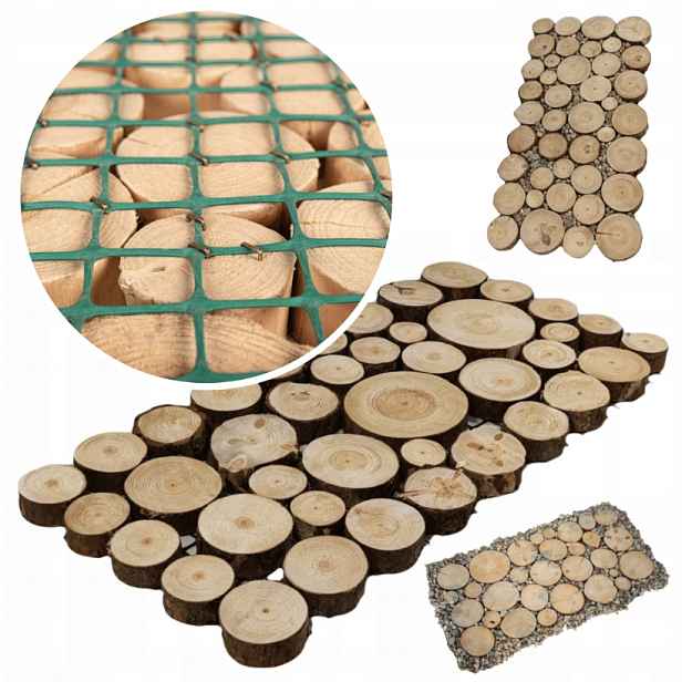10xZahradní cesta dřevěná chodník dřevěné pláty plošina terasa cesty