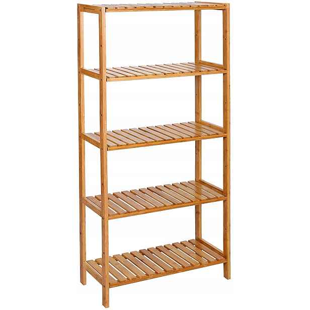 Bambusový regál do koupelny Boho 130 cm Skříňka