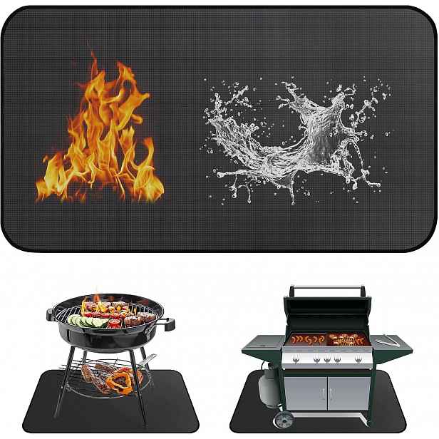 Ochranná Podložka 106 X 150 CM Odolná Proti Ohni Do 1200 °C Grilovací Terasa