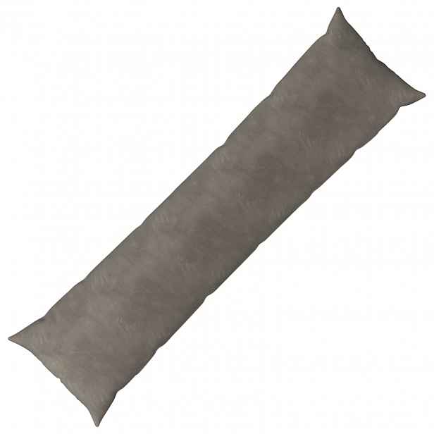 vidaXL Povlak na polštář HEERLEN Světle šedá 40 x 145 cm Samet
