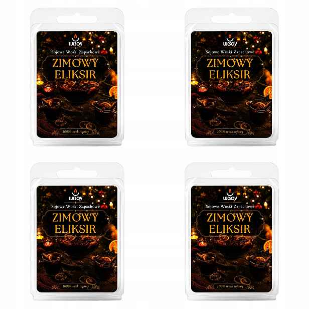 Vosk do krbu Zimní elixír 70 g Přírodní vánoční 4 ks