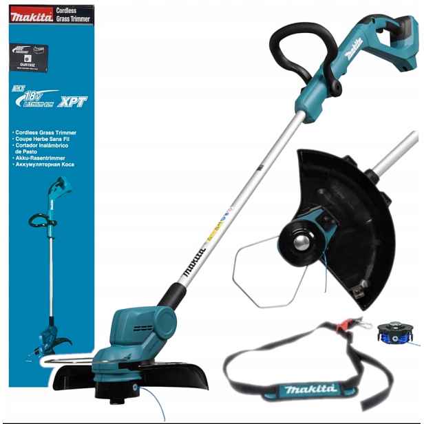 Akumulátorový vyžínač křovinořez Makita DUR181z 18V na strunové baterie trávy