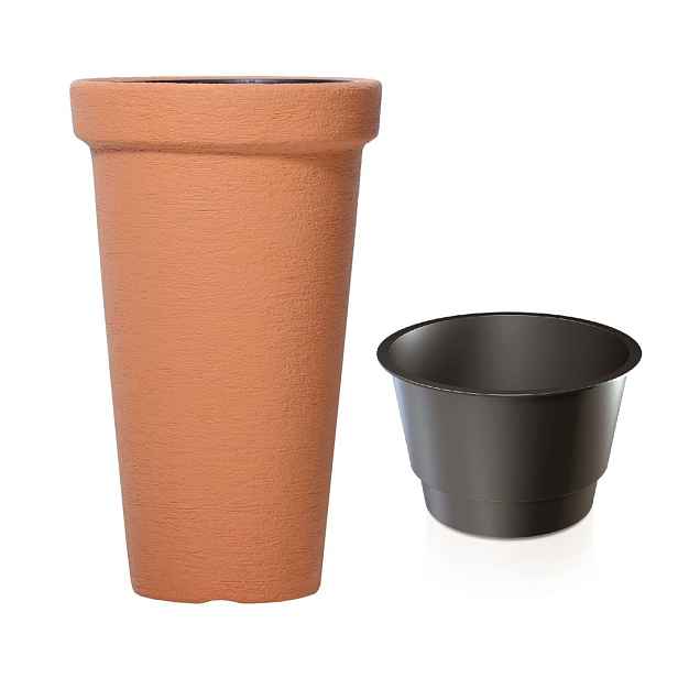 Prosperplast Protáhlý květináč Classic oranžový, varianta 30 cm