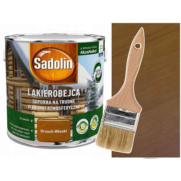 Sadolin Odolná lakovací hmota Vlašský ořech 2,5 l