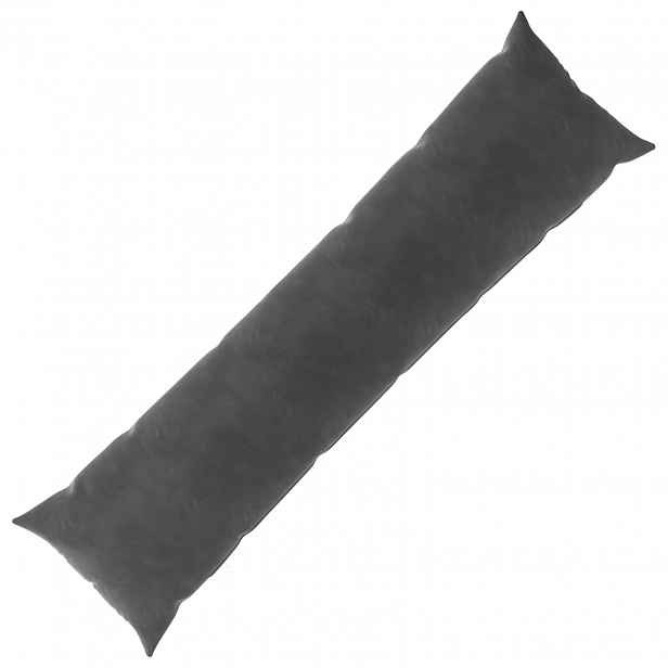 vidaXL Povlak na polštář HEERLEN Tmavě šedá 40 x 145 cm Samet
