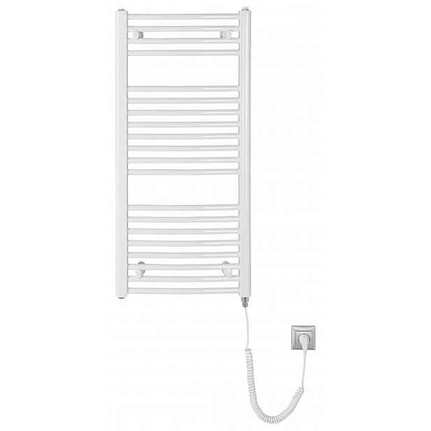 Aqualine - Elektrické topné těleso Orbit-E, 45x96 cm, 300 W, bílá ILEO94T