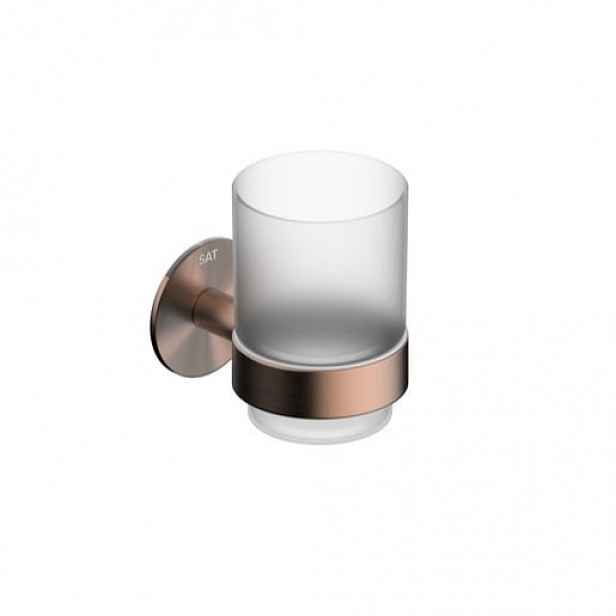 Držák skleniček SAT Cool broušená rose gold SATDCO27BRG