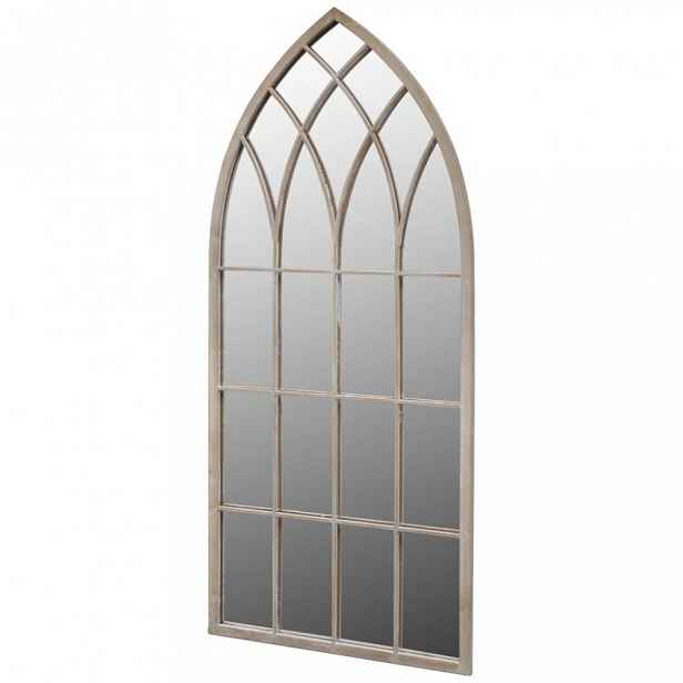 Zahradní zrcadlo kov / sklo Dekorhome 50x2x115 cm