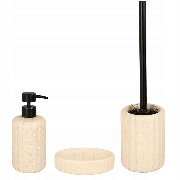 Vanilkový Nakarpain elegantní koupelnový set Luxusní Glamour