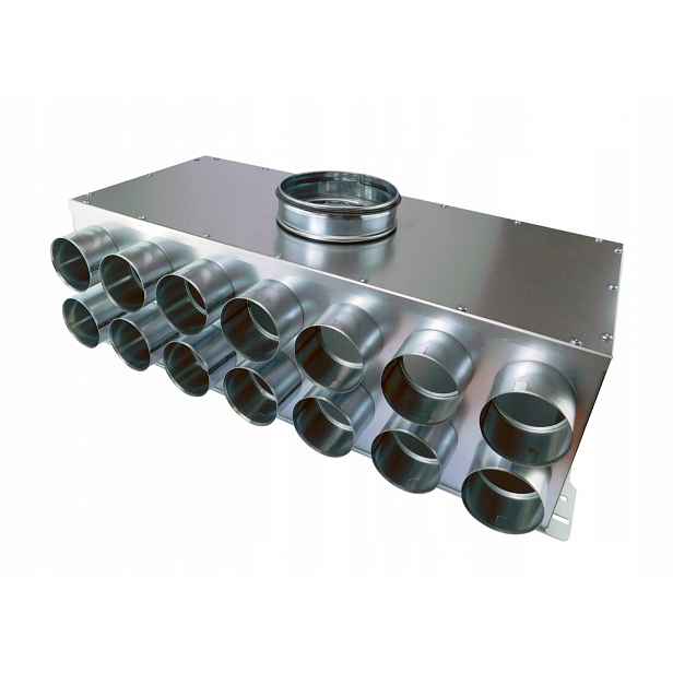 Dvouřadý rozdělovač rozvodné skříně 160-14x75 91015 R24Flex