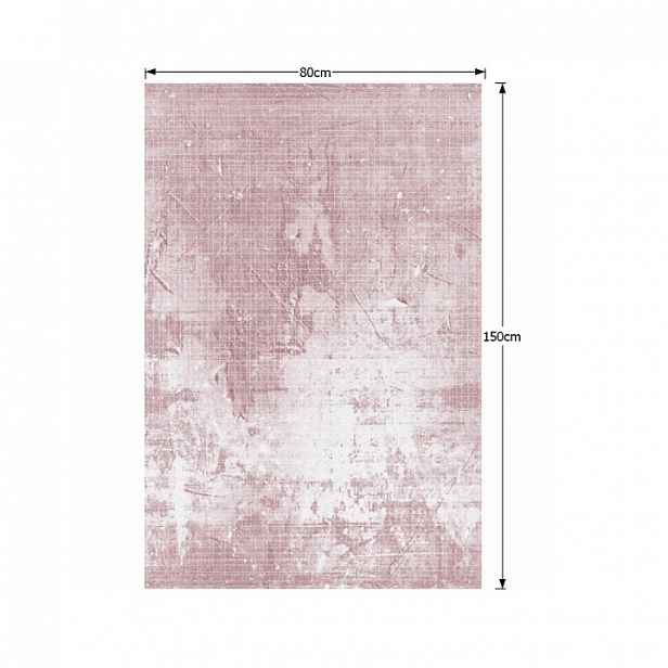 Koberec MARION TYP 3 růžová Tempo Kondela 80x150 cm