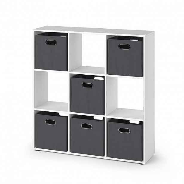 Vicco DĚLICÍ STĚNA Nove Bílá 104 x 108 cm se 6 skládacími boxy