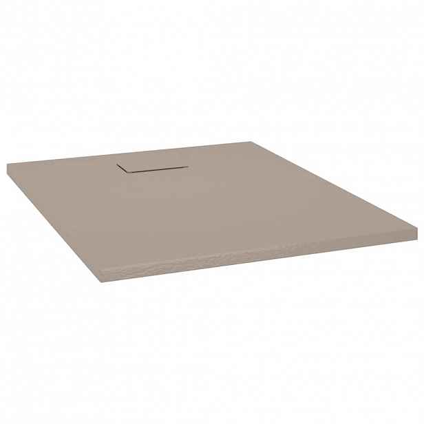vidaXL Sprchová vanička SMC hnědá 100 x 80 cm