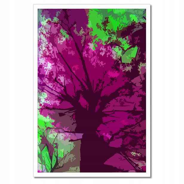 Plakáty v rámu 40x60 Abstrakce Stromy Podzim