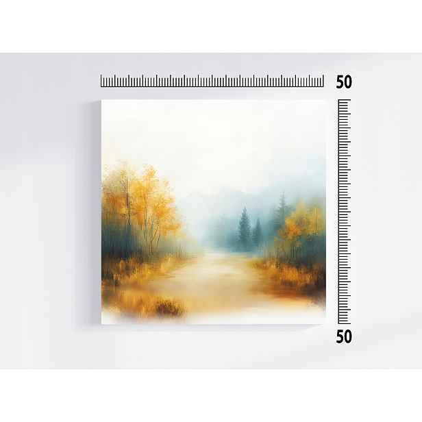 Obraz Na Plátně Canvas Krajina Podzim Cesta Stezka 50x50