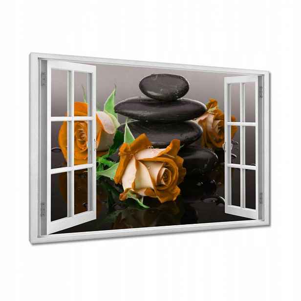 Obrazy 120x80 Oranžové růže Spa