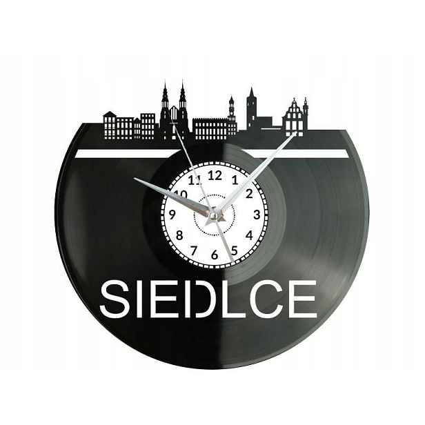 Siedlce Miasto Polska Nápad na Dárek Nástěnná Dekorace z vinylové desky