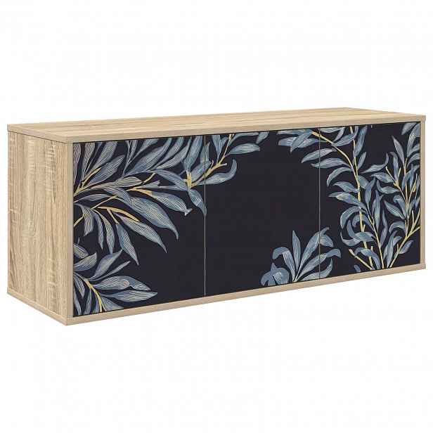 vidaXL Nástěnná TV skříň DOKKUM 102 x 33 x 40 cm Dub sonoma
