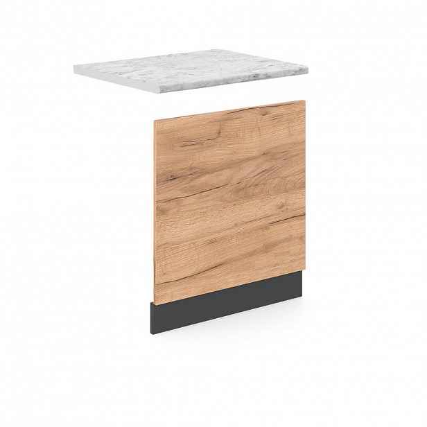 Vicco PŘEDNÍ PANEL R-Line Zlatý mocný dub 60 cm , PD Mramor