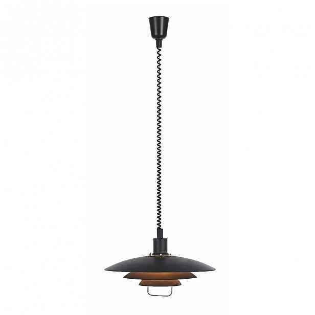 Černé závěsné svítidlo Markslöjd Kikrenes, ø 48 cm