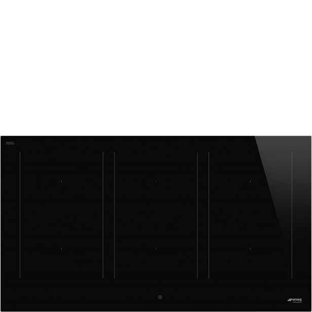 Smeg Indukční varná deska se 6 varnými zónami a dotykovým ovládáním, 90 cm, SIM3964D, černá SIM3964D