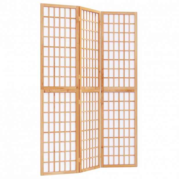 vidaXL Skládací 3dílný paraván v japonském stylu 120 x 170 cm