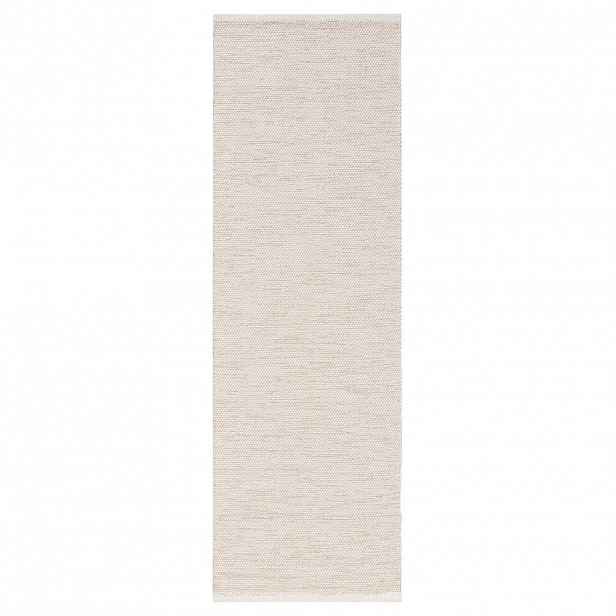 benuta BAVLNĚNÝ koberec Ron Krémová 80x250 cm
