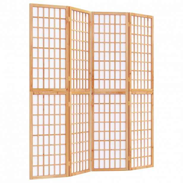 vidaXL Skládací 4dílný paraván v japonském stylu 160 x 170 cm