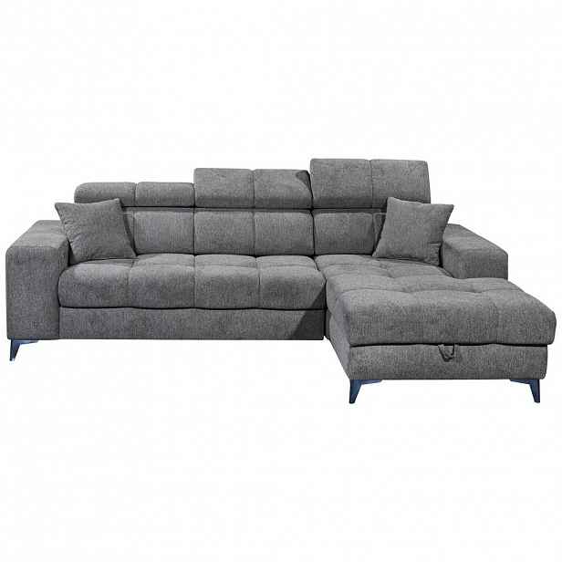 MID.YOU ROHOVÁ SEDAČKA, textil, antracitová