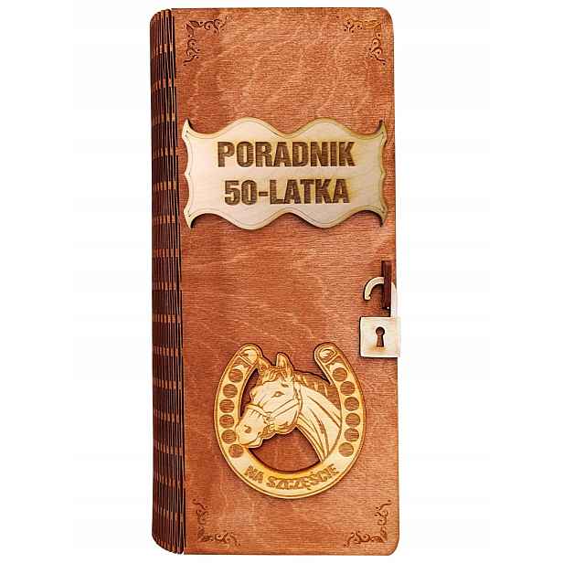 Kniha na alkohol Příručka 50letého dítěte dárek láhev 0,5 nebo 0,7 l