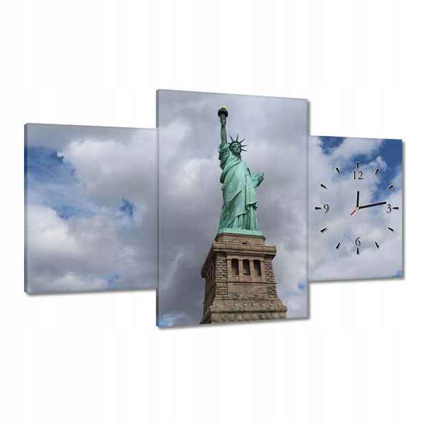 Hodiny 100x60 Socha svobody