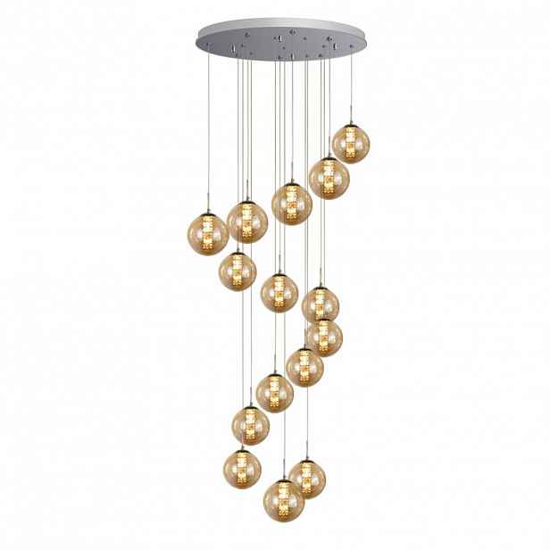Nettlife KYVADLOVÉ světlo, energeticky úsporné, 15 světel, 41/41/320 cm