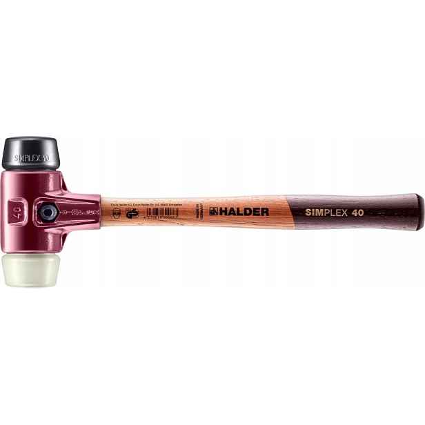Brusicí kladivo 40 mm Guma Nylon Halder Simplex 3028 040 pro obrubníky