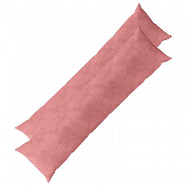 vidaXL Povlak na polštář 2 pcs HEERLEN Růžová 40 x 145 cm Samet