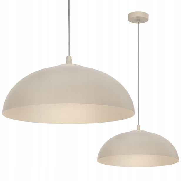 Závěsná Stropní Lampa Lustr Kašmírová Mísa Béžová Japandi Do Kuchyně