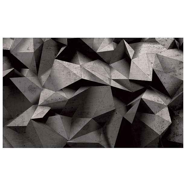 Fototapeta Geometrický beton minimalismus loft šedá 208x146 lepidlo